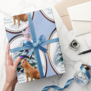 Papier Cadeau Noël irlandais Terrier