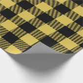 Papier Cadeau Noël Jaune moderne (Coin)