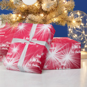 Papier Cadeau Noël Jésus est la Raison