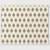 Papier Cadeau Noël Jesus Mary Joseph Nativité (Plat)