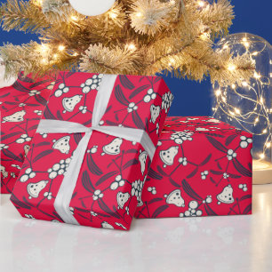 Papier Cadeau Noël Jingle Bells Joyeuse Salutations Collection