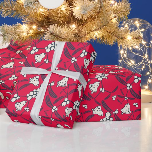 Papier Cadeau Noël Jingle Bells Joyeuse Salutations Collection (Vacances)