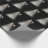 Papier Cadeau Noël Joie avec colombe blanche (Coin)