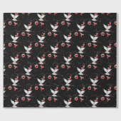 Papier Cadeau Noël Joie Dove et Snowflakes (Plat)