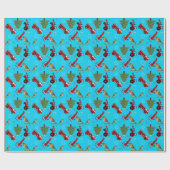 Papier Cadeau Noël joue | (Plat)