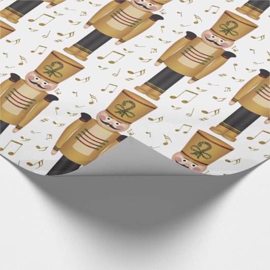 Papier Cadeau Noël Jouet Soldat Nutcracker Xmas (Coin)