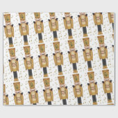 Papier Cadeau Noël Jouet Soldat Nutcracker Xmas (Plat)