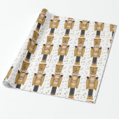 Papier Cadeau Noël Jouet Soldat Nutcracker Xmas (Déroulé)