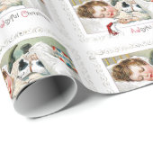 Papier Cadeau Noël joyeux (Coin rond)