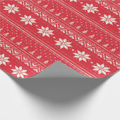 Papier Cadeau Noël Joyeux Noël Père Noël arbre de Noël (Coin)