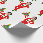Papier Cadeau Noël Justin Trudeau (Coin)