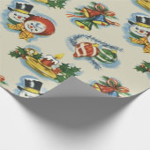 Papier Cadeau Noël Kitschy (Coin)