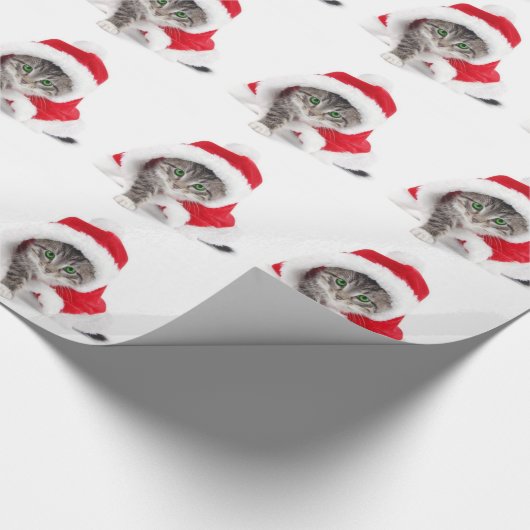 Papier Cadeau Noël Kitty en papier d'emballage de casquette de (Coin)
