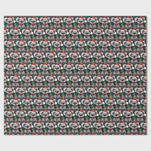 Papier Cadeau Noël Koala 1 (Plat)
