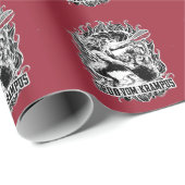 Papier Cadeau Noël Krampus (Coin rond)