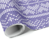 Papier Cadeau Noël Laine Knit Chandail Noël (Coin rond)