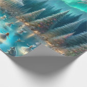 Papier Cadeau Noël magique (Coin)