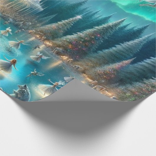 Papier Cadeau Noël magique (Coin)