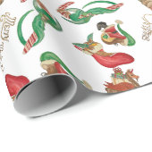 Papier Cadeau Noël magique (Coin rond)