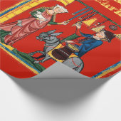 Papier Cadeau Noël médiéval (Coin)