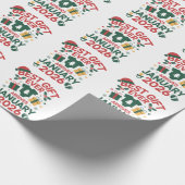 Papier Cadeau Noël Meilleur Cadeau Arrives Janvier 2026 Couples (Coin)