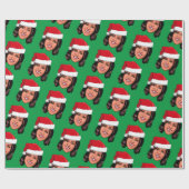 Papier Cadeau Noël MICHELLE OBAMA (Plat)