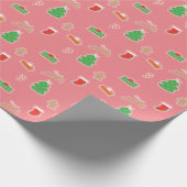 Papier Cadeau Noël mignon (Coin)