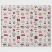 Papier Cadeau Noël mignon (Plat)