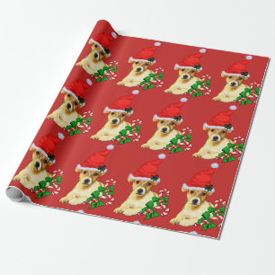 Papier Cadeau Noël mignon de Jack Russell Terrier