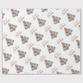 Papier Cadeau Noël minime scandinave (Plat)