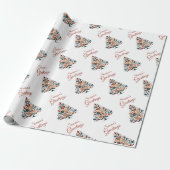 Papier Cadeau Noël minime scandinave (Déroulé)