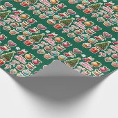 Papier Cadeau Noël moderne élégant (Coin)
