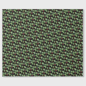 Papier Cadeau Noël moderne Holly Berry (Plat)