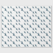 Papier Cadeau noël moderne minimaliste (Plat)