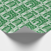 Papier Cadeau Noël moine vert (Coin)