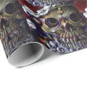 Papier Cadeau Noël mort (Coin rond)