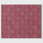 Papier Cadeau Noël Motif décoratif rustique (Plat)