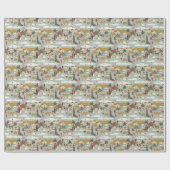 Papier Cadeau Noël Nativité Plus Sages (Plat)