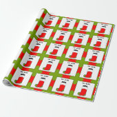 Papier Cadeau Noël Naughty Boy (Déroulé)