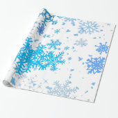 Papier Cadeau Noël neige (Déroulé)