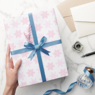 Papier Cadeau noël neige mignonne Fête élégante