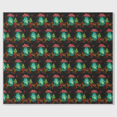 Papier Cadeau Noël Neon Populaire Collection de vacances (Plat)