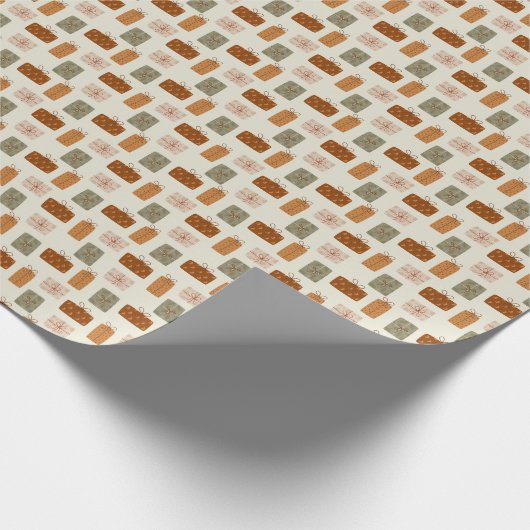 Papier Cadeau Noël Neutre et chaud présent (Coin)