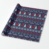 Papier Cadeau Noël Noel de Noël de Noël (Déroulé)