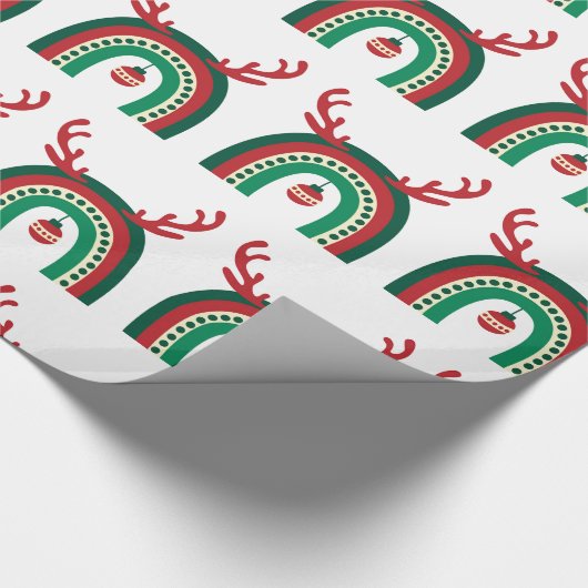 Papier Cadeau Noël Noël Noël Noël Noël Noël Arc-en-ciel (Coin)