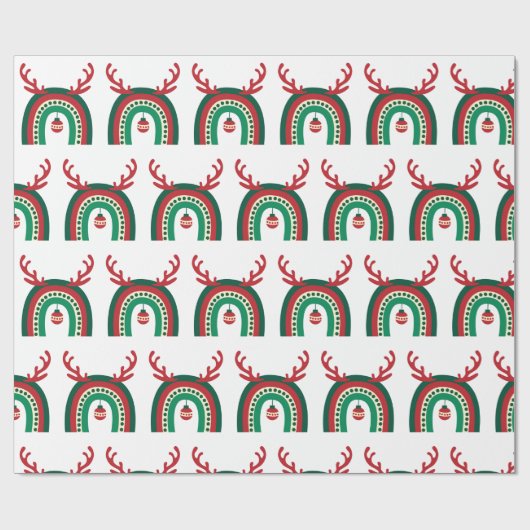 Papier Cadeau Noël Noël Noël Noël Noël Noël Arc-en-ciel (Plat)