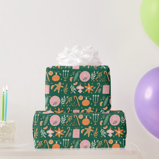 Papier Cadeau Noël Noël Noël Noël Noël plante