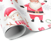 Papier Cadeau Noël noir africain (Coin rond)