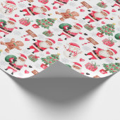 Papier Cadeau Noël noir africain  (Coin)