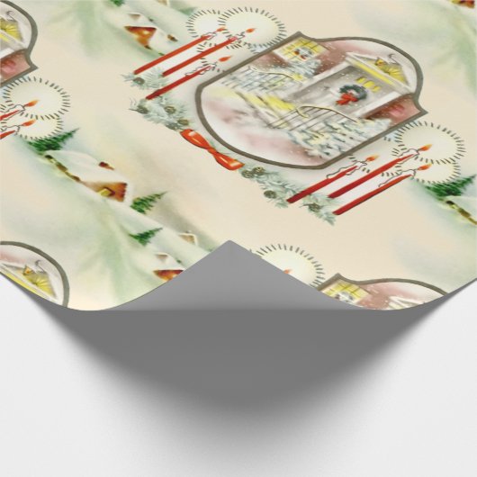 Papier Cadeau Noël nostalgique (Coin)